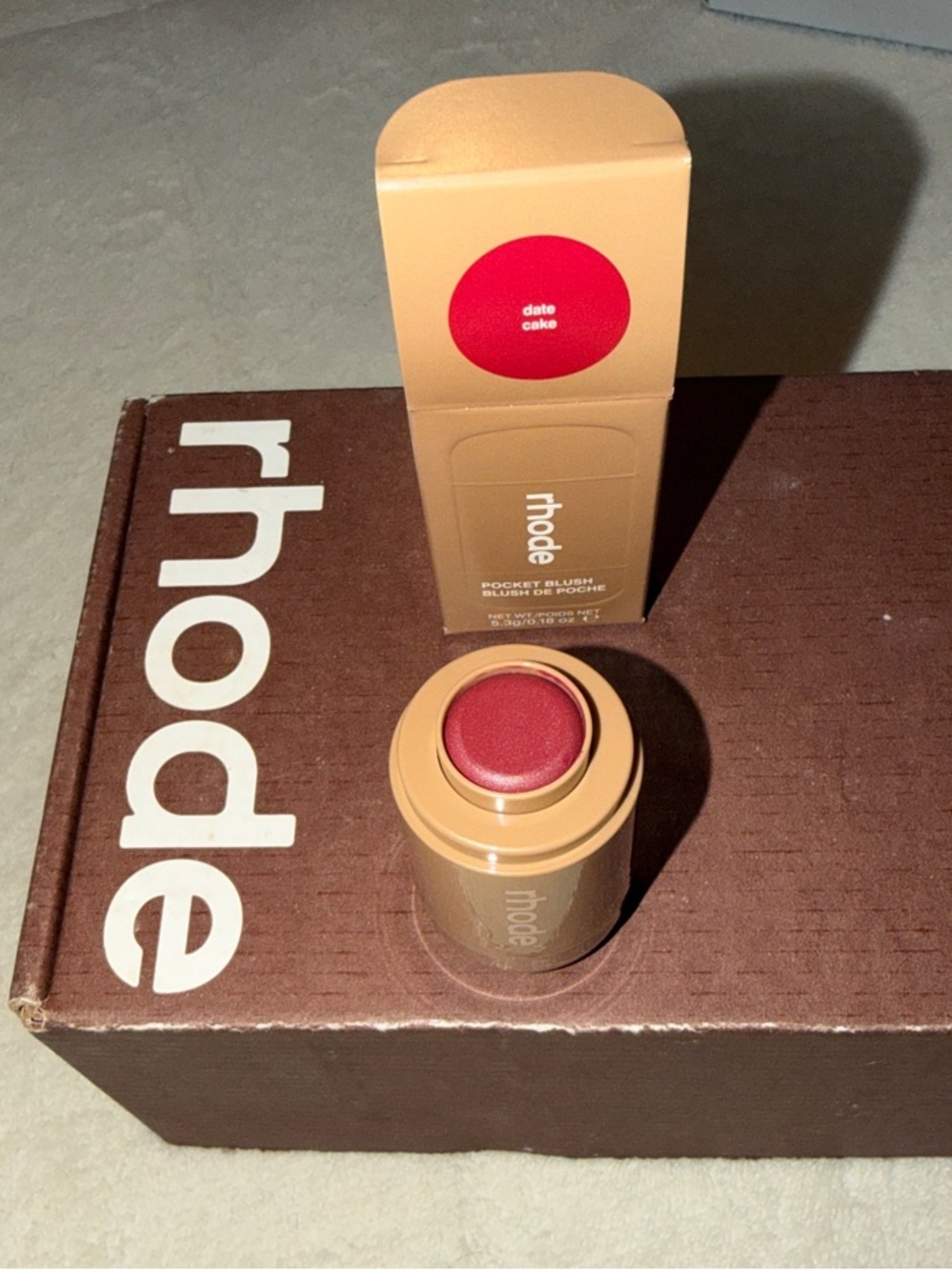 RHODE Pocket Blush — Date Cake
